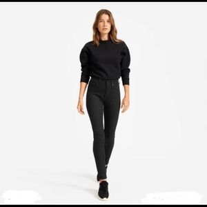 Size 26 Regular - the High Rise Skinny Jean in black (Everlane)